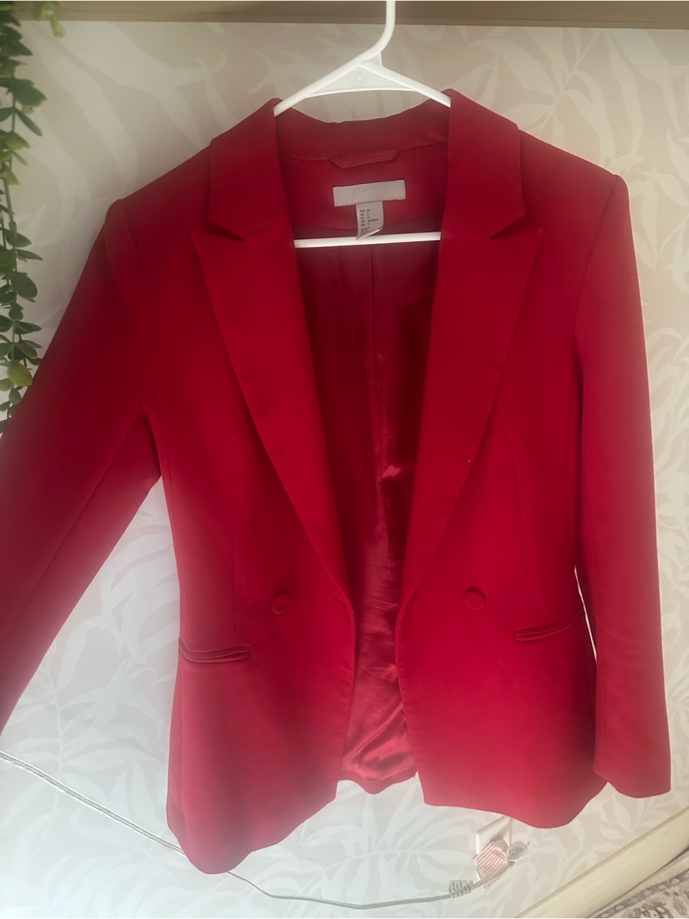H&M Red Double-Breasted Women's Blazer - Picture 3 of 3